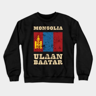 Flag of Mongolia Crewneck Sweatshirt